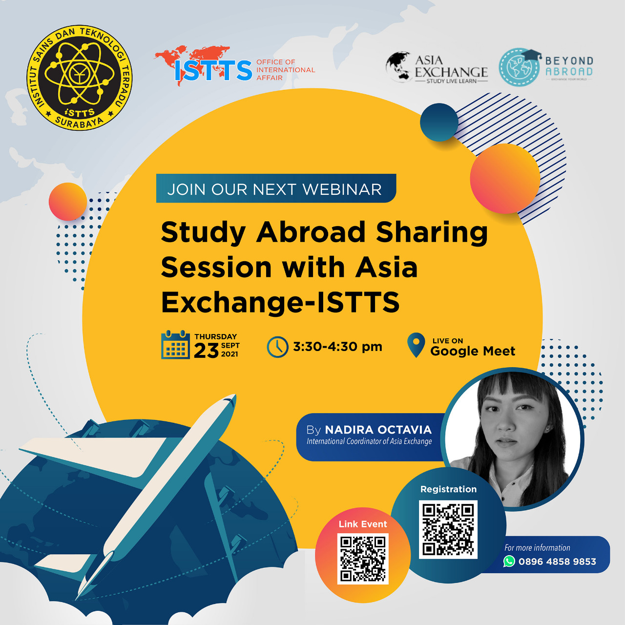 Webinar "Study Abroad Sharing Session with Asia Exchange-ISTTS"